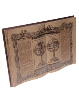 Διακοσμητικό Τοίχου Βιβλίο Ξύλινο Υδρόγειος  Καφέ 3-70-939-0061
