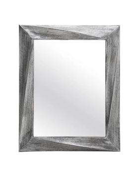 Καθρέπτης Τοίχου Ορθογώνιος Πλαστικός Αντικέ Γκρι 3-95-925-0011