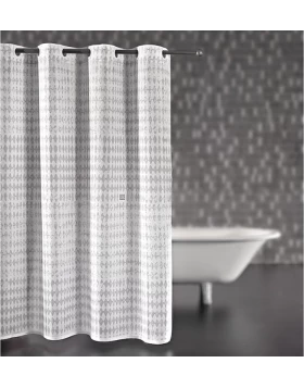 Υφασμάτινη κουρτίνα μπάνιου Rico Guy Laroche Grey 180x190 cm