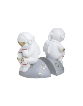 S/2 Βιβλιοστάτης Αστροναύτης Polyresin 3-70-039-0058