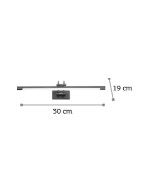 Απλίκα Μεταλλική 4W Led 1044Γ (σε 4 αποχρώσεις)