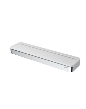 Εταζέρα Μπάνιου Χρώμιο/Λευκή Ματ Geesa Frame 8805-300