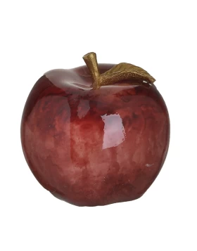 Μήλο Resin Μπορντώ/Χρυσό 3-70-323-0025