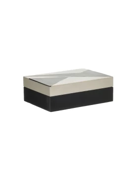 Κουτί Polyresin Μαύρο/Κρεμ 3-70-249-0010