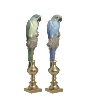 S/2 Παπαγάλος Resin 2 Χρώματα 3-70-942-0034