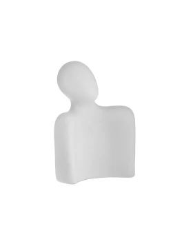Διακοσμητικό Επιτραπέζιο Κεραμικό Λευκό 3-70-266-0060