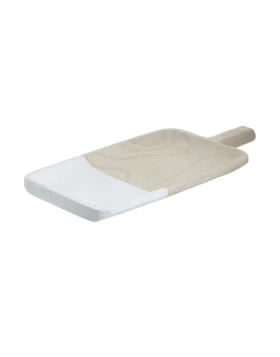 Πιατέλα Ξύλινη Natural/Λευκή 3-70-804-0056
