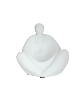 Κηροπήγιο Terracotta Λευκό 3-70-507-0379