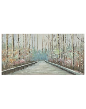 Πίνακας/Καμβάς Δρόμος/Δέντρα 120x60 3-90-916-0009