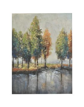 Πίνακας/Καμβάς Δέντρα/Λίμνη 90x120 3-90-853-0005