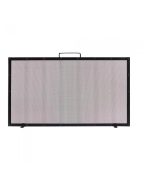 Κάλυψη Τζακιού Μεταλλική Ρουστικ Μαύρη 50x85 cm 604 