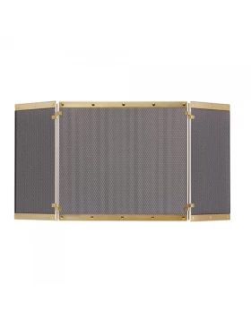 Κάλυψη Τζακιού Μεταλλική Όρο Ματ-Όρο 50x100cm 576