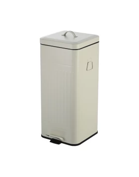 Κάδος Απορριμμάτων Κουζίνας Soft Close Antigua 30lt Ivory Ματ 01-20057