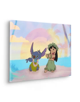 Παιδικός Καμβάς Into Wonderland Lilo and Stitch Dancing KR165-D 60x40 Komar