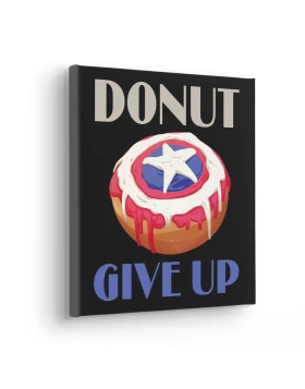 Παιδικός Καμβάς Into Wonderland Donut give up KR186-M 30x30 Komar