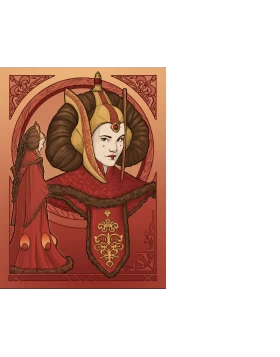 Παιδική Αφίσα Into Wonderland Star Wars Queen Padmé Amidala WB-SW-038 Komar