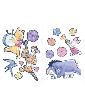Σετ Αυτοκόλλητα Τοίχου Παιδικά Into Wonderland Winnie the Pooh Rock-a-bye 14503h Komar