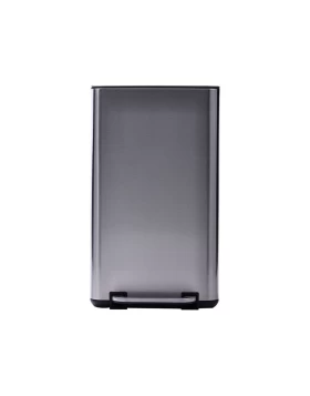 Κάδος Απορριμμάτων με Πεντάλ Cubic Soft Close 30lt Inox Estia 01-21948