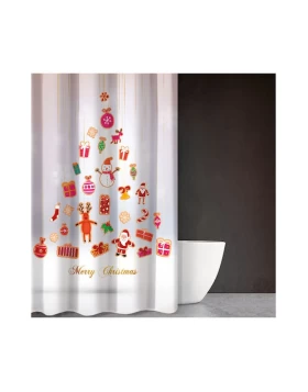 Κουρτίνα Μπάνιου 180X200 Saint Clair Christmas DES 402