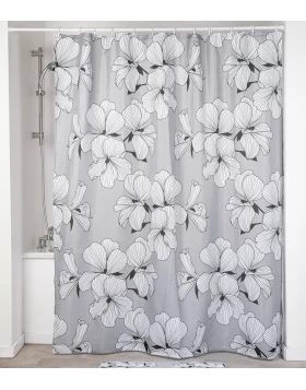 Κουρτίνα Μπάνιου Υφασμάτινη 180x200cm Eurocasa 1356