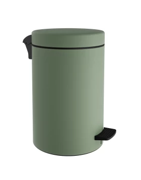 Χαρτοδοχείο με Soft Close 12lt Μεταλλικό Μέντα Ματ 12-090-903