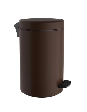 Χαρτοδοχείο με Soft Close 12lt Μεταλλικό Wenge 12-090-943