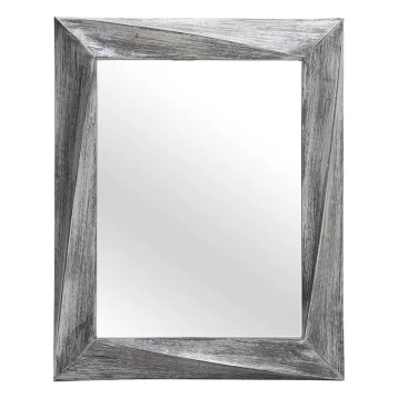 Καθρέπτης Τοίχου Ορθογώνιος Πλαστικός Αντικέ Γκρι 3-95-925-0011