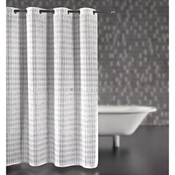 Υφασμάτινη κουρτίνα μπάνιου Rico Guy Laroche Grey 180x190 cm