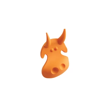 Πόμολο επίπλου  Αγελάδα Πορτοκαλί 2451/64
