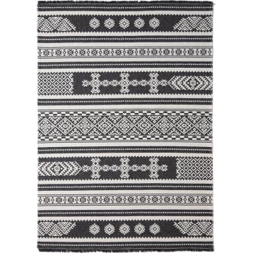 Βαμβακερό Χαλί Royal Carpet Casa Cotton 22095 Black