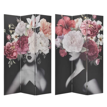 Παραβάν 2 Όψεων Printed Canvas Γυναικεία Φιγούρα 3-50-610-0217