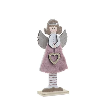 Άγγελος Ξύλινος Ροζ 2-70-126-0037