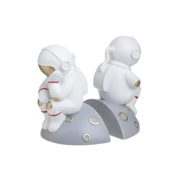 S/2 Βιβλιοστάτης Αστροναύτης Polyresin 3-70-039-0058