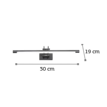 Απλίκα Μεταλλική 4W Led 1044Γ (σε 4 αποχρώσεις)