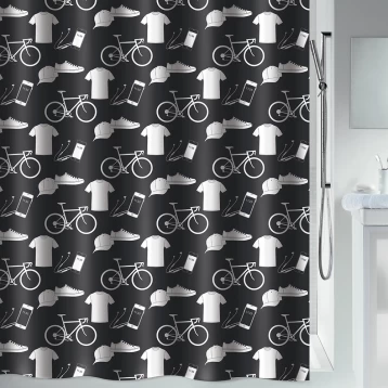 Υφασμάτινη κουρτίνα μπάνιου Patchwork Spirella