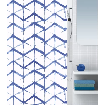 Υφασμάτινη κουρτίνα μπάνιου Shibori Rainbow