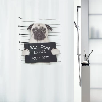 Υφασμάτινη κουρτίνα μπάνιου Bad Dog Spirella