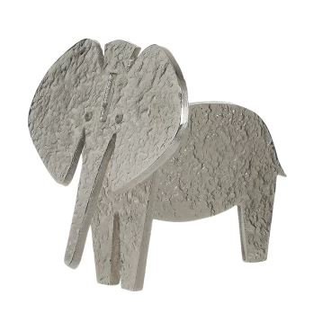 Ελέφαντας Μεταλλικός Ασημί 3-70-579-0107