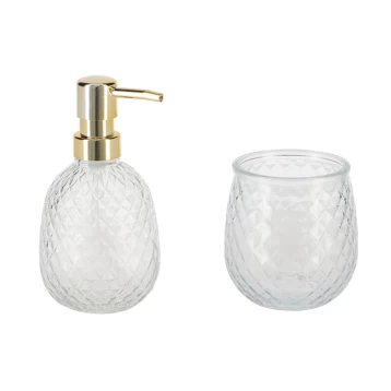Ντισπένσερ-Ποτηροθήκη Γυάλινο 400ml 06.62139101