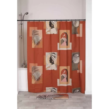 Πλαστική κουρτίνα μπάνιου Peva Eurocasa 1138