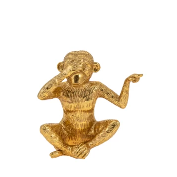 Πίθηκος Πολυεστερικός Χρυσός Idea Home 47502