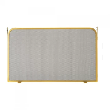 Κάλυψη Τζακιού Μεταλλική Όρο Ματ 50x90cm 520