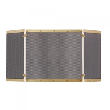 Κάλυψη Τζακιού Μεταλλική Όρο Ματ-Όρο 50x100cm 576