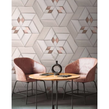 Φωτοταπετσαρία Τοίχου The Wall 2 Graphics Cream Pink White 391782