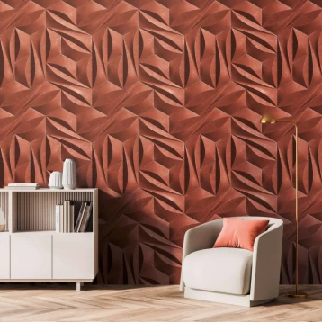 Φωτοταπετσαρία Τοίχου The Wall 2 Graphics Brown White 391793
