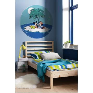 Αυτοκόλλητο Τοίχου Into Wonderland Mickey and Minnie Remote Island DD1-078 Komar