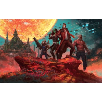Φωτοταπετσαρία Τοίχου Into Wonderland Guardians of the Galaxy Panorama IADX8-116 Komar