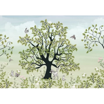 Φωτοταπετσαρία Τοίχου Into Wonderland Bambi Forest Friends IADX8-119 Komar