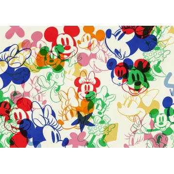 Φωτοταπετσαρία Τοίχου Into Wonderland Mickey and Minnie Mixture IADX8-120 Komar