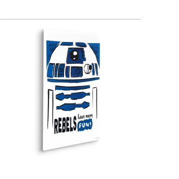 Παιδικός Καμβάς Into Wonderland Star Wars R2D2 More Fun KR181-S 40x60 Komar